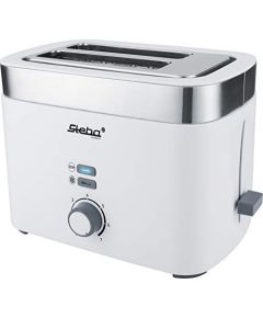 Steba TO 10 Bianco, toaster (white / stainless steel)