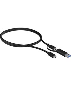 Raidsonic ICY BOX USB-C cable IB-CB031 (black, 1 meter)