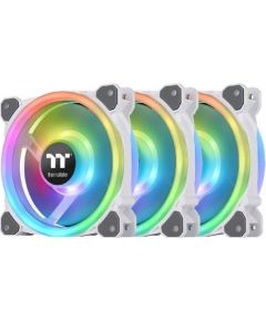 Thermaltake Riing Trio 12 RGB Radiator Fan White TT Premium Edition, case fan (white, pack of 3 incl. controller)