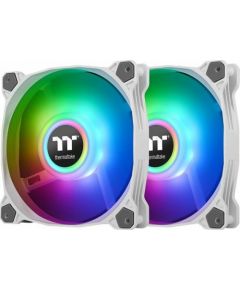 Thermaltake Pure Duo 12 ARGB Sync Radiator Fan, case fan (white / transparent, set of 2, 1x controller)