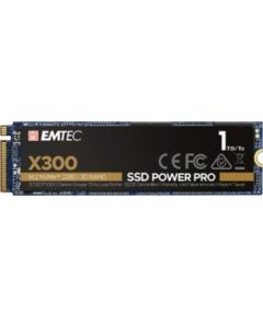 Emtec X300 M.2 SSD Power Pro 1 TB (M.2 2280, NVMe PCIe Gen 3.0 x4)