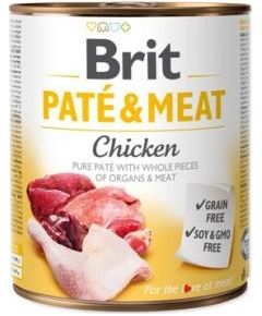 Brit Brit Pate & Meat Dog Chicken puszka 800g