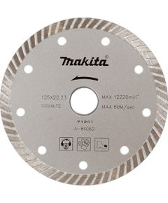 Dimanta griešanas disks Makita Turbo; 125 mm