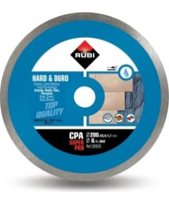 Dimanta griešanas disks mitrai griešanai Rubi CPA 200 SuperPro; 200 mm