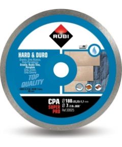 Dimanta griešanas disks mitrai griešanai Rubi CPA 180 SuperPro; 180 mm