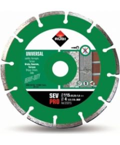 Dimanta griešanas disks Rubi SEV 115 PRO; 115 mm