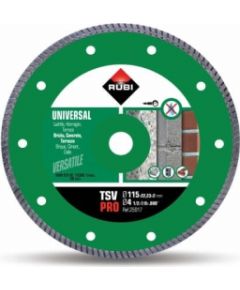 Dimanta griešanas disks Rubi TSV 115 PRO; 115 mm