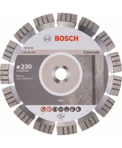 Dimanta griešanas disks Bosch BEST FOR CONCRETE; 230 mm