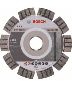 Dimanta griešanas disks Bosch BEST FOR CONCRETE; 125 mm