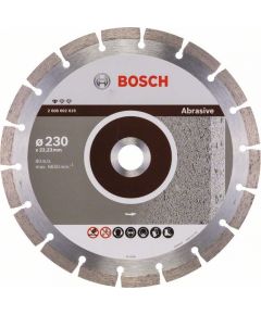 Dimanta griešanas disks Bosch PROFESSIONAL FOR ABRASIVE; 230 mm