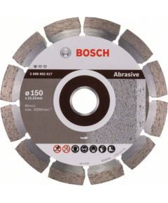 Dimanta griešanas disks Bosch PROFESSIONAL FOR ABRASIVE; 150 mm