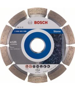 Dimanta griešanas disks Bosch PROFESSIONAL FOR STONE; 125 mm