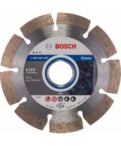 Dimanta griešanas disks Bosch PROFESSIONAL FOR STONE; 115 mm