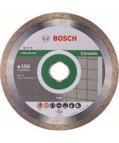 Dimanta griešanas disks Bosch PROFESSIONAL FOR CERAMIC; 150 mm