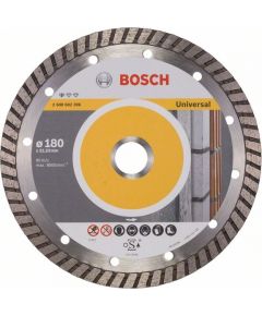 Dimanta griešanas disks Bosch PROFESSIONAL FOR UNIVERSAL TURBO; 180 mm