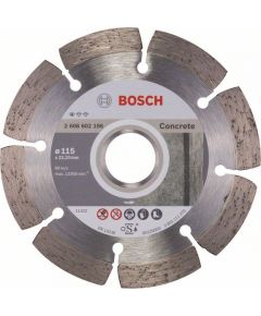 Dimanta griešanas disks Bosch PROFESSIONAL FOR CONCRETE; 115 mm