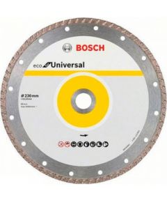 Dimanta griešanas disks Bosch ECO for Universal Turbo; 230x22,23 mm; 10 gab.