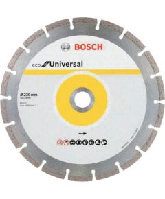 Dimanta griešanas disks Bosch ECO for Universal; 230x22,23 mm; 10 gab.