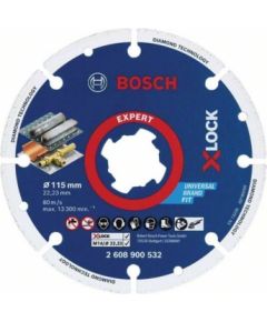 Dimanta griešanas disks Bosch X-LOCK 2608900532; 115 mm