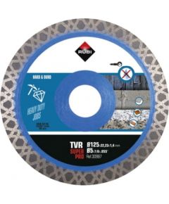 Dimanta griešanas disks Rubi TVR 125 SUPERPRO; 125 mm