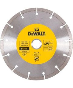 Dimanta griešanas disks DeWalt DT3721-QZ; 180 mm