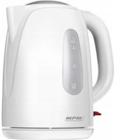 MPM Cordless kettle MCZ-105, white, 1.7 l