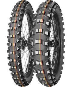 70/100-17 Mitas TERRA FORCE-MX SM 40M TT CROSS MID SOFT Front SOFT TO MEDIUM red & yellow NHS