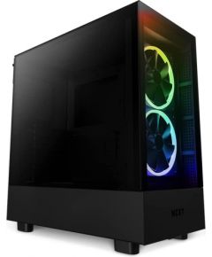 NZXT H5 Elite All Black, tower case (black, tempered glass)