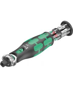 Wera 8009 Zyklop Pocket Set Imperial 1, bit set (black/green, reversible ratchet for 3/8", 1/4")