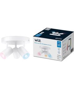 WiZ IMAGEO 3x adjustable spot round plate, LED light (white)