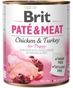 Brit Brit Pate & Meat Dog Puppy puszka 800g