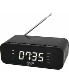 ADLER AD 1192b radio modinātājs melns