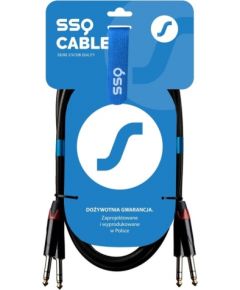 SSQ JSJS1 SS-1456 Cable 2x Jack Stereo - 2x Jack Stereo 1 m Black