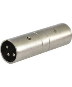 SSQ HA13 SS-1853 Adapter XLR male - XLR male Chrome