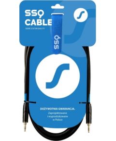 SSQ MIMI2 SS-1425 Cable Mini Jack Stereo 3,5 mm - Mini Jack Stereo 3,5 mm 2 m Black