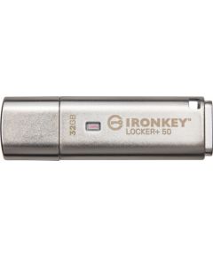 Pendrive Kingston IronKey Locker+ 50, 32 GB  (IKLP50/32GB)