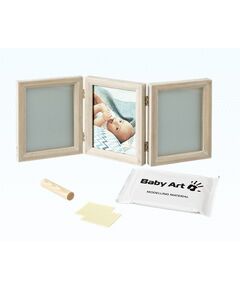 Baby Art Double Print Frame My baby Touch  komplekts mazuļa pēdiņu/rociņu nospieduma izveidošanai, stormy - 34120173 Детское искусство Baby Art