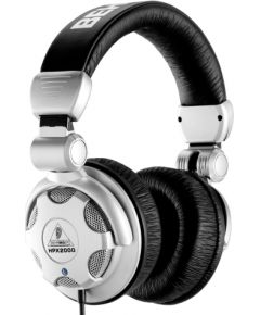 Behringer HPX2000 headphones/headset Wired Music Black, Silver