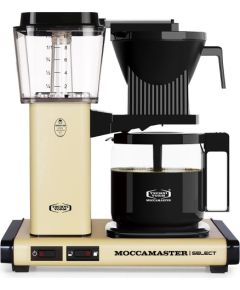 Moccamaster KBG Select Pastel Yellow Manual Combi coffee maker 1.25 L