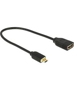 DeLOCK micro HDMI - HDMI St-Bu 20cm 4K