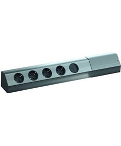 Bachmann CASIA 923.007 - 4 port - silver / black - wall and corner mounting