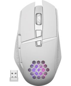 MOUSE DEFENDER GM-514 GLORY OPTIC RF RGB 3200dpi 7P WHITE