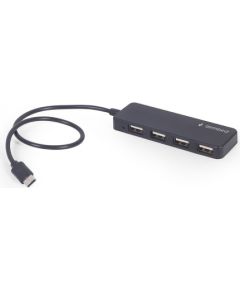 Gembird UHB-CM-U2P4-01 4-port USB Type-C hub, black