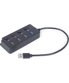 Gembird UHB-U3P1U2P3P-01 4-port USB hub (1 x USB 3.1 + 3 x USB 2.0)