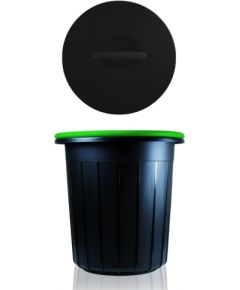 Gio`style Atkritumu tvertne Ecosolution 16L 33x33x33,5cm tumši pelēka/zaļa