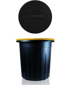 Gio`style Atkritumu tvertne Ecosolution 16L 33x33x33,5cm tumši pelēka/dzeltena