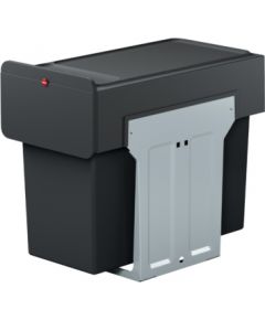 Hailo Atkritumu tvertne iebūvējamā EcoLine Design L / 2x14L / melna