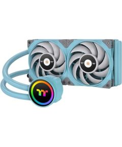 Thermaltake TOUGHLIQUID 240 ARGB Sync All-In-One Liquid Cooler Turquoise 240mm, water cooling (turquoise)