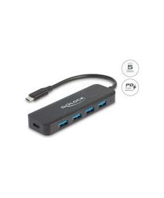 DeLOCK USB-C Hub 4P USB 3.2 Gen 1+ PD - 64170