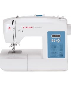 Singer Sewing Machine 6160 Brilliance Number of stitches 60, Number of buttonholes 6, White